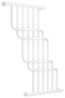 Полотенцесушитель водяной Сунержа НЕГА 1000х850 Матовый белый Фото 1
