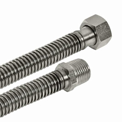 Гибкая подводка сильфон газ 1/2" 0,8м. г/ш