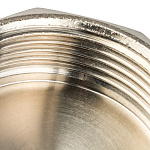 Заглушка на трубу 1 1/2" ник. Stout Фото 4