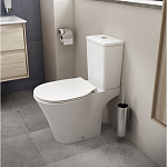 Унитаз-компакт Ideal Standard Connect AIR Aquablade + тонкое сиденье микролифт Фото 3