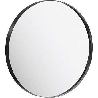 Зеркало круглое Aqwella RM 60см Черное Фото 1