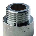 Удлинитель хром 1/2"х15 Stout Фото 3