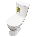 Унитаз-компакт Santeri "Ультра" белый + сиденье Фото 3