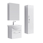 Комплект мебели для ванной Aqwella Allegro 50 1Я Белый Фото 1