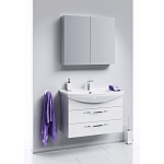 Зеркало-шкаф Aqwella MC 70см Белый Фото 4