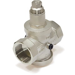 Редуктор давления TIM Ду 25 (0,5-6Bar, никелированный)