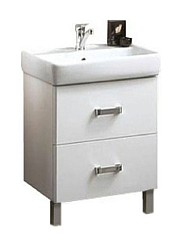 Тумба напольная с раковиной Акватон Америна 60 М белый 3 ящ.