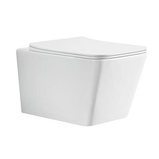 Унитаз подвесной безободковый Azario Boca с сиденьем микролифт Фото 1