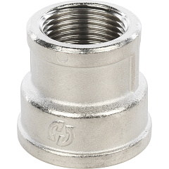 Муфта переход. 1х3/4" ник. Stout