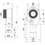 Сифон для писсуара Alca Plast A45C (вертикальный) Фото 3