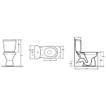 Унитаз-компакт Керамин Лаго Фото 5