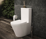 Унитаз-компакт Ceramica Nova Highlight CN1802 с микролифтом, безободковый Фото 2