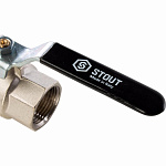 Кран шаровый 1" р. г/г Stout Фото 3