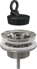 Водослив для умывальника 5/4" цельнометалический Alcaplast 