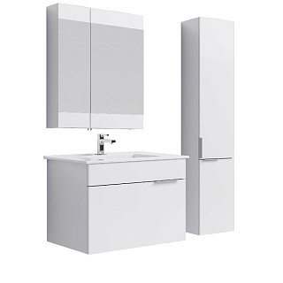 Комплект мебели для ванной Aqwella Brig 75 белый Фото 1