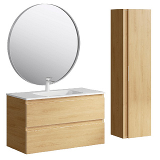 Комплект мебели для ванной Aqwella Accent 100 Дуб Золотой Фото 1