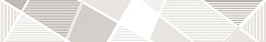 Бордюр Azori Sonnet Beige Geometria 6.2x40.5