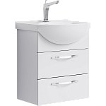 Комплект мебели для ванной Aqwella Allegro 50 2Я Белый Фото 2