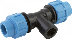 Тройник комп. 20х1/2"х20 вн.р. Джилекс