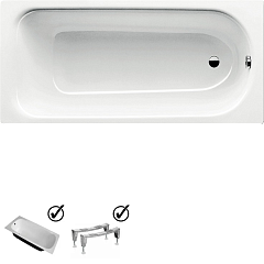 Ванна стальная Kaldewei Saniform Plus 363 170х70 3,5 мм (в комплекте ноги)