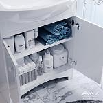 Тумба с раковиной Alavann Classic 60 белая Фото 6