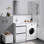 Зеркало-шкаф Aqwella MC 60см Белый Фото 2