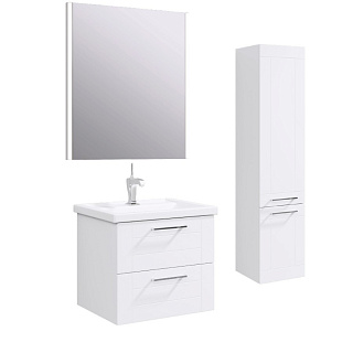 Комплект мебели для ванной Aqwella Manchester 60 Белый Фото 1