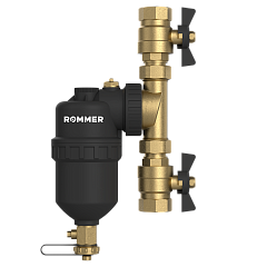 Магнитный сепаратор шлама поворотный ROMMER ВР 1" корпус- композит
