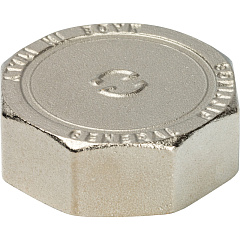 Заглушка на трубу 1 1/2" ник. Stout