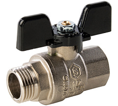 Кран шаровый 1/2" б. г/ш Stout 