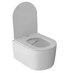 Унитаз подвесной безободковый Wave Solo с сиденьем микролифт Фото 3