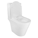 Унитаз напольный безободковый Azario Flin c сидением микролифт Фото 3