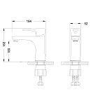 Смеситель Lemark Evitta LM0506C для раковины Фото 2
