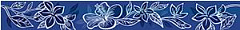 Бордюр Kerlife Elissa Blu Fiore 6.2x50.5