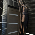 Зеркало AZARIO Капитан D510 коричневая кожа Фото 4