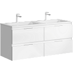 Тумба с раковиной подвесная Aqwella Accent 120см Белый Фото 1