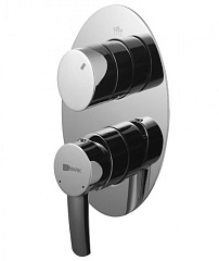 Смеситель Lemark Atlantis LM3228C для ванны и душа встраиваемый с 3-х функц. дивертором, хром