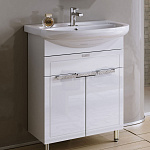 Тумба с раковиной Alavann Vittoria 65 белая Фото 1