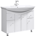 Комплект мебели для ванной Aqwella Franchesca 105 Белый Фото 2