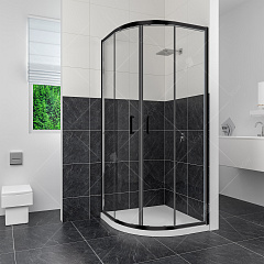 Душевой уголок RGW Classic CL-54B 900x900x1850 черный