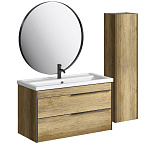 Комплект мебели для ванной Aqwella Fargo 100 Дуб Балтийский Фото 1