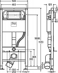 Инсталляция Viega Prevista с кнопкой Visign for Style 23 Фото 2