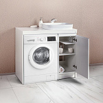 Тумба с раковиной Alavann Soft 100 (правая) белая Фото 2