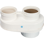 Адаптер моноблочный для раздельного дымоудаления DN80/80 STOUT (Vaillant.Protherm) Фото 2