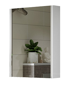 Шкаф зеркальный Alavann Riga 60 белый Фото 1