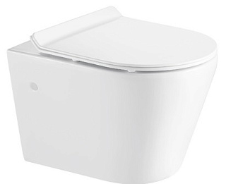 Унитаз подвесной безободковый Azario Parma с сидением микролифт Фото 1