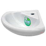 Раковина угл. "Радиан" бел. Фото 2