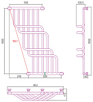 Полотенцесушитель водяной Сунержа НЕГА 1000х850 Матовый белый Фото 3