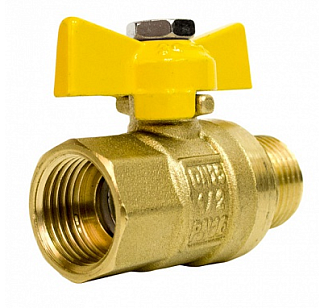 Кран шаровый газовый STI 1/2" б. г/ш Фото 1