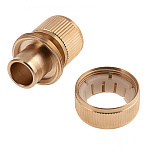 Соединитель быстросъемный латунный для шланга 3/4" Фото 4